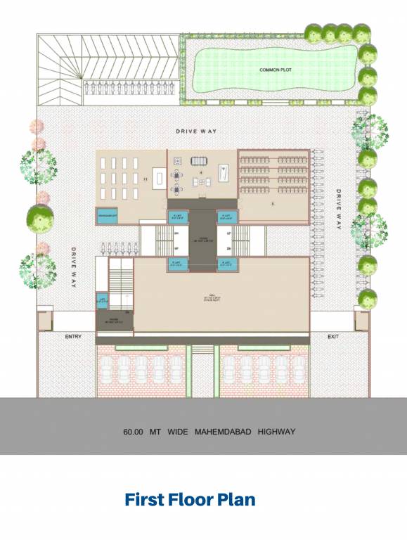  baghone 72 Baghone 72 Cluster Plan for 1st Floor