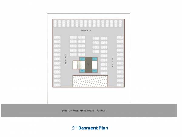  baghone-72 Baghone 72 Cluster Plan for basement 2 Floor