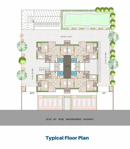  baghone-72 Baghone 72 Cluster Plan for typical Floor