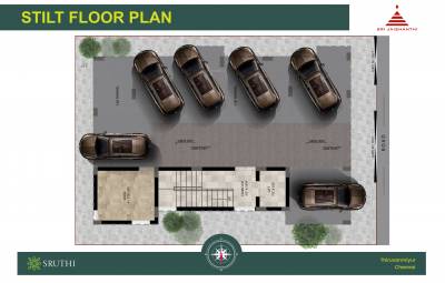  sruthi Sruthi Cluster Plan for Stilt Floor