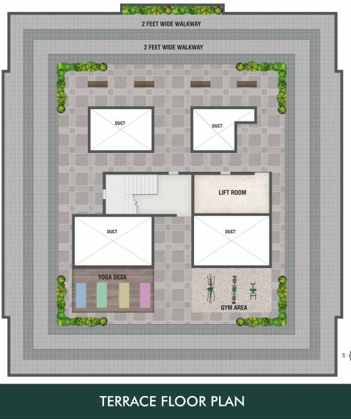  varad-heights Varad Heights Cluster Plan for terrace Floor
