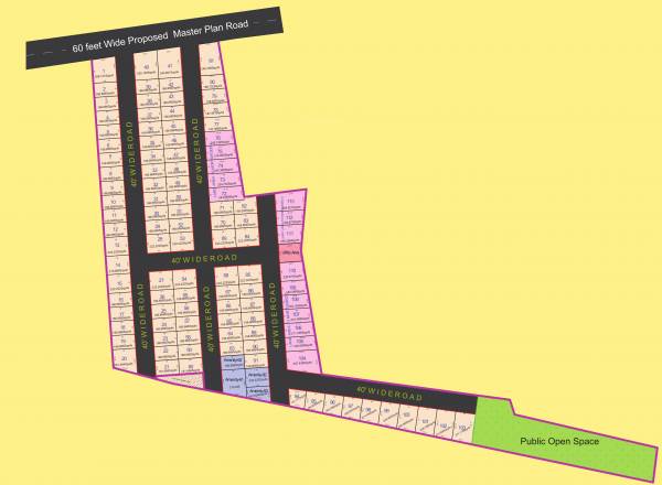 Layout Plan sukeerthi-sea-green-homes Layout Plan