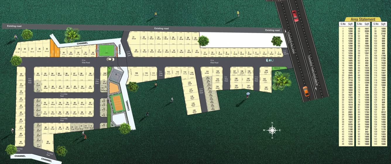 bharath gardenia Layout Plan
