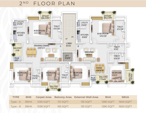Laxmi Nibas Cluster Plan for 2nd Floor laxmi-nibas Laxmi Nibas Cluster Plan for 2nd Floor
