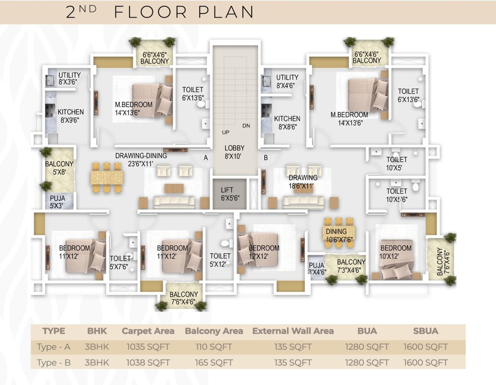  laxmi nibas Laxmi Nibas Cluster Plan for 2nd Floor