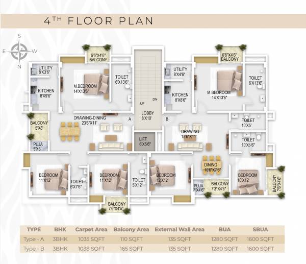 Laxmi Nibas Cluster Plan for 4th Floor laxmi-nibas Laxmi Nibas Cluster Plan for 4th Floor