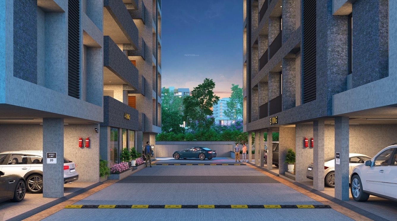  aagam heights lotus Car Parking