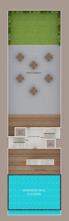 pearl view apartments Pearl View Apartments Cluster Plan For Terrace