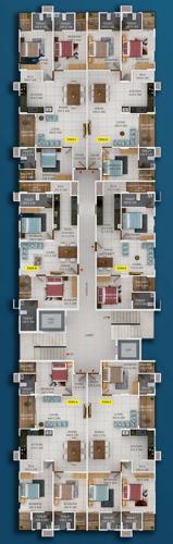  pearl-view-apartments Pearl View Apartments Cluster Plan from 1st to 7th Floor