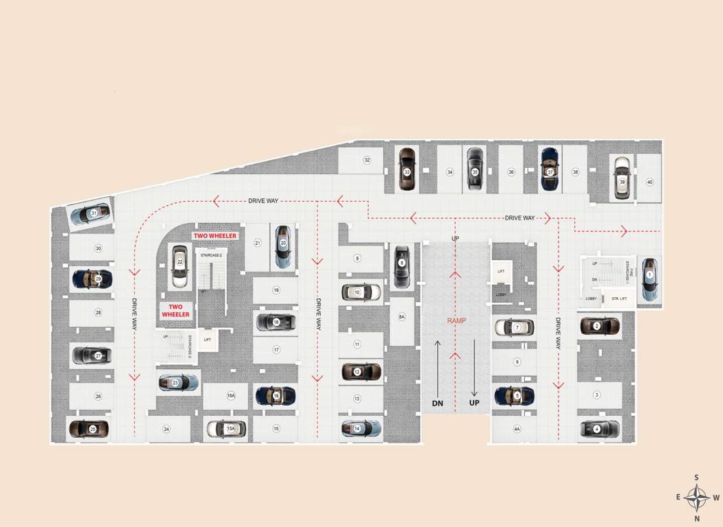 pramod signature Pramod Signature Cluster Plan for Parking