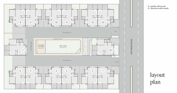  milanium-bungalow Layout Plan