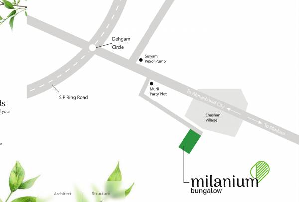  milanium-bungalow Location Plan