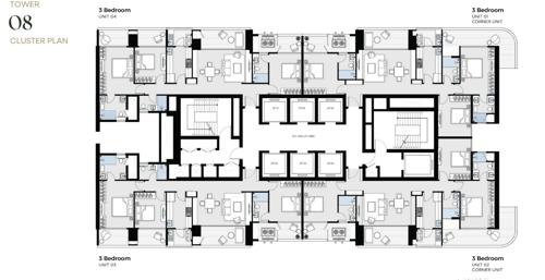 Gaia Residences At Amstoria 102 Tower 8 Cluster Plan from 1st to 37th Floor gaia-residences-at-amstoria-102 Gaia Residences At Amstoria 102 Tower 8 Cluster Plan from 1st to 37th Floor