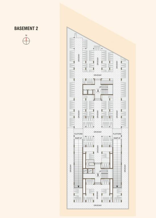  laxmi 101 Block A,B Cluster Plan for Basmeent Floor