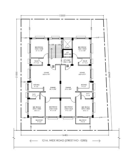  guru-bhawani-co-operative Tower A Cluster Plan