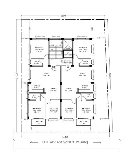  guru bhawani co operative Tower A Cluster Plan