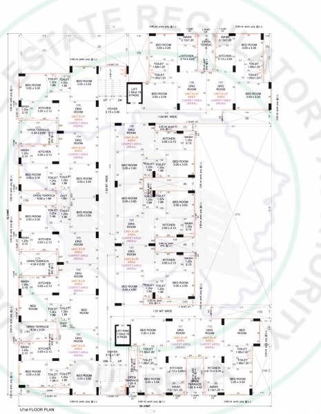  avenue Block A Cluster Plan from  1st Floor