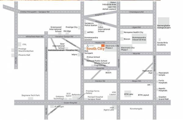  south-city Location Plan