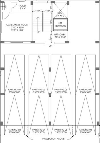  shri-om-co-op Shri Om Co Op Cluster Plan For Ground Floor