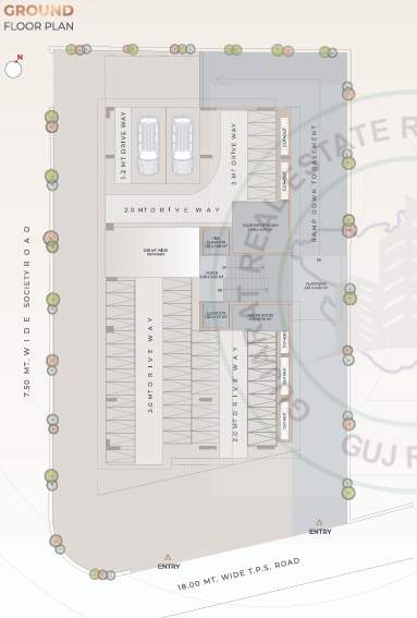  bliss Snehshilp Bliss Cluster Plan for ground Floor