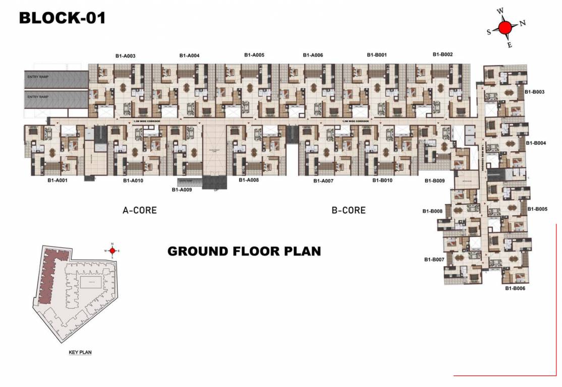 osaka Osaka Block A Cluster Plan for ground Floor