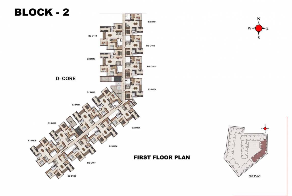osaka Osaka Block B Cluster Plan for 1st Floor