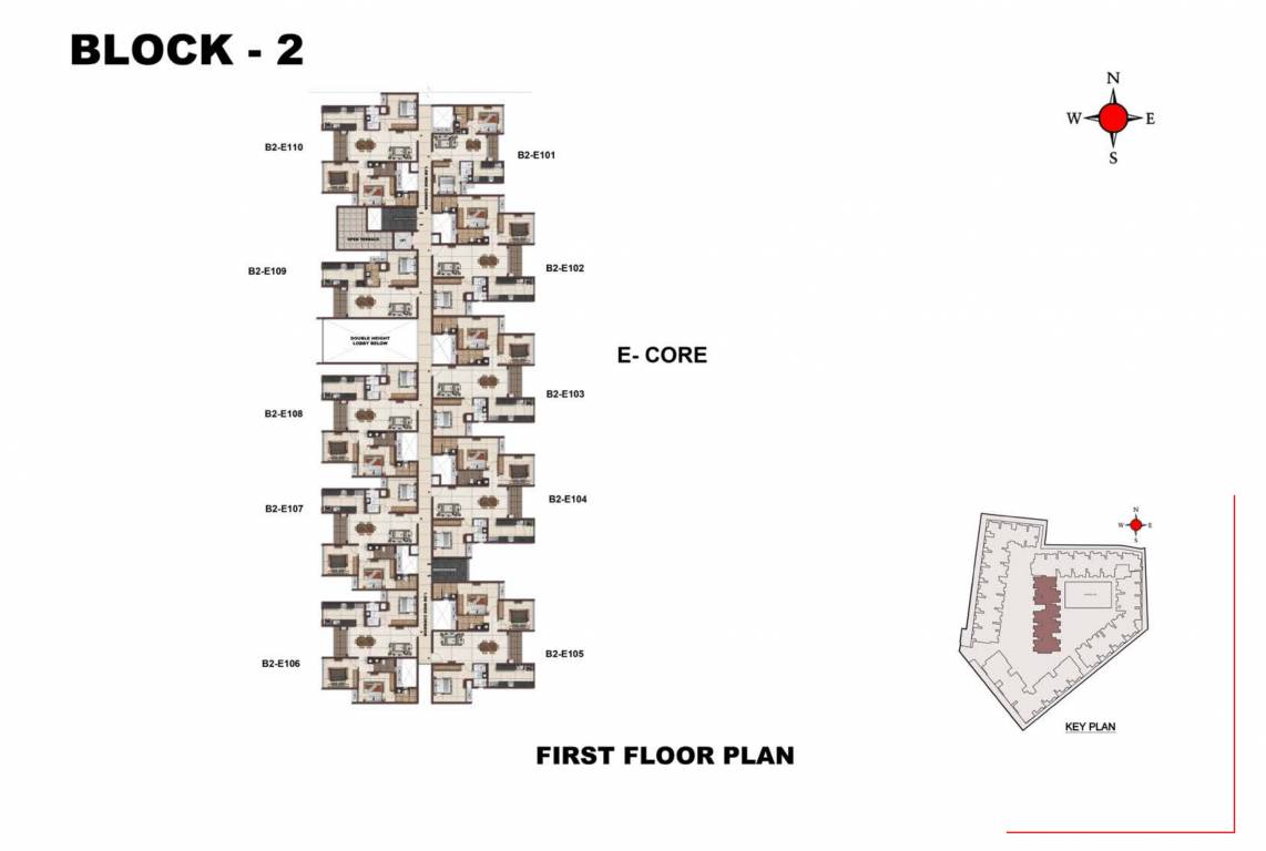 osaka Osaka Block B Cluster Plan for 1st Floor