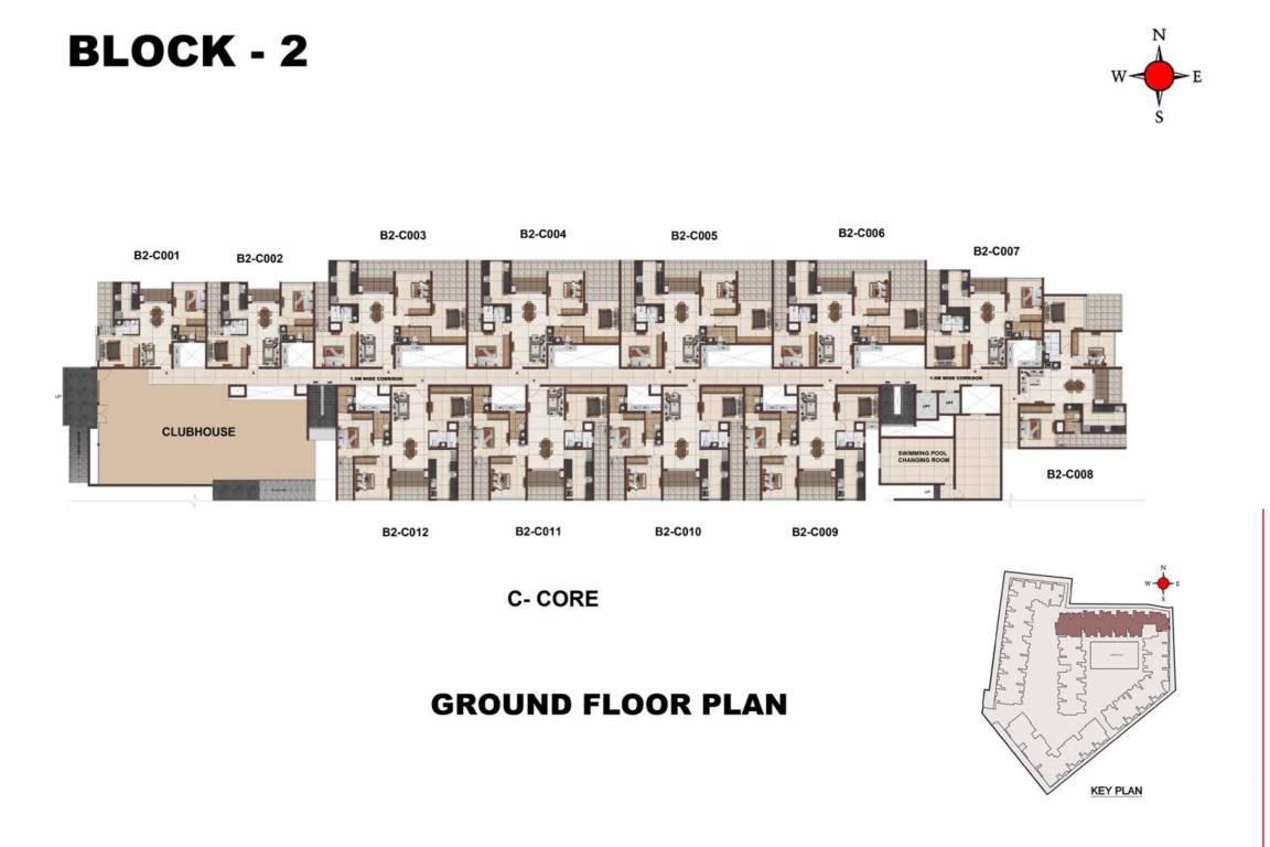 osaka Osaka Block B Cluster Plan for ground Floor