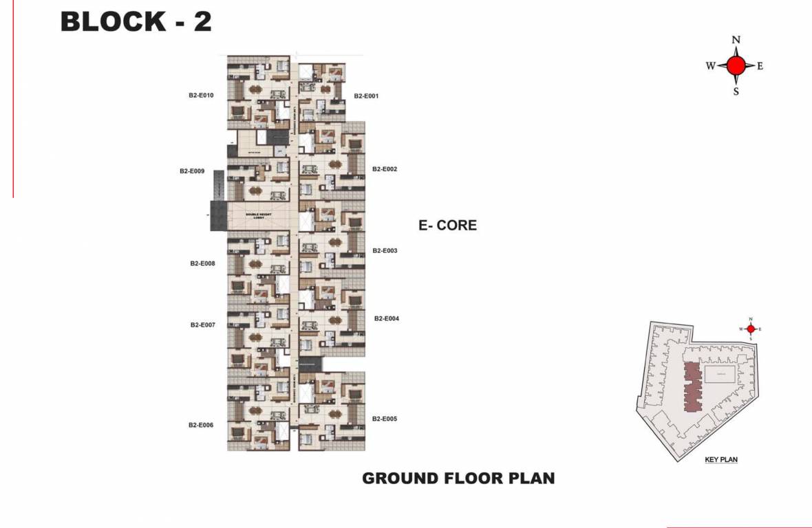 osaka Osaka Block B Cluster Plan for ground Floor