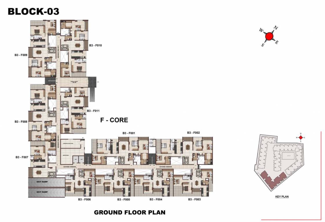 osaka Osaka Block C Cluster Plan for ground Floor