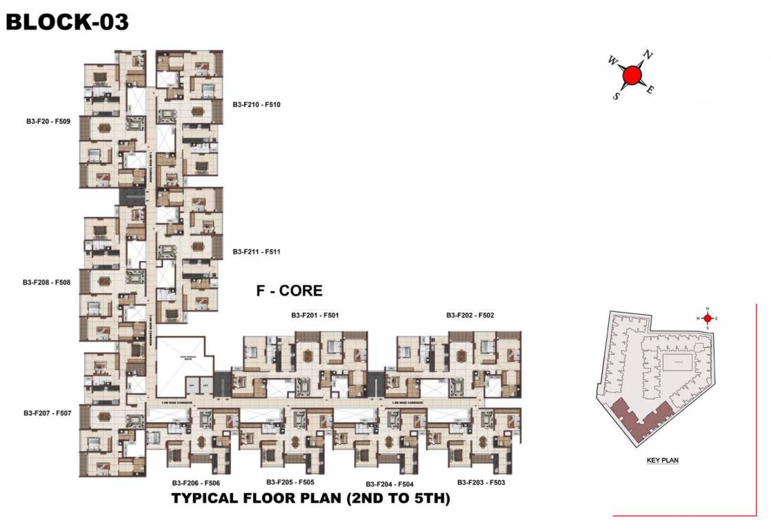 osaka Osaka Block C Cluster Plan from 2nd to 5th Floor