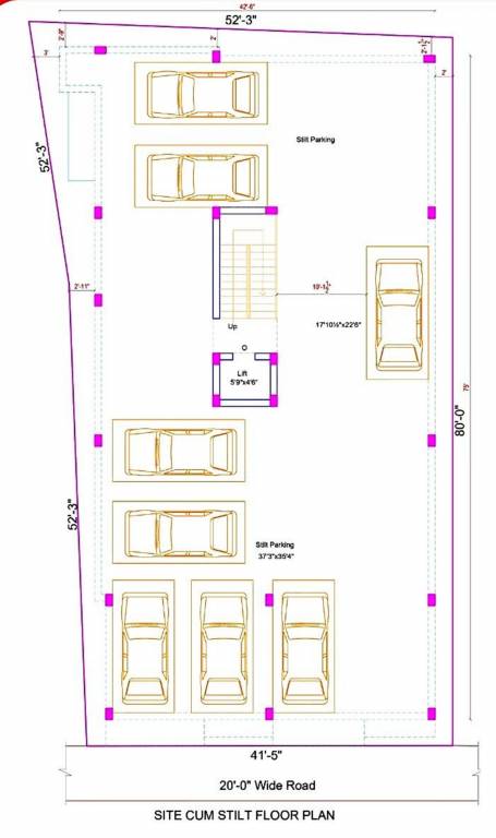  sai varshini Sai Varshini Cluster Plan for ground Floor