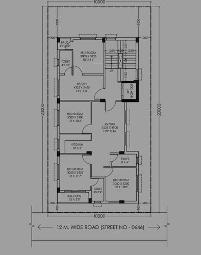  jhilmil Jhilmil Cluster Plan from 1st and 4th Floor