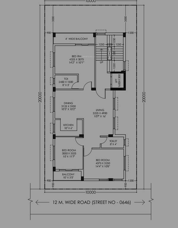  jhilmil Jhilmil Cluster Plan from 2nd and 3rd Floor