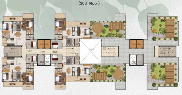  silver-living Silver Living Cluster Plan for 30th Floor