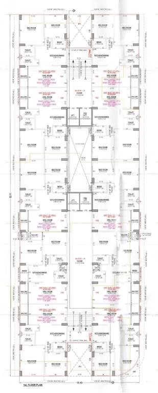  spl 2 Block A & B Cluster Plan for 1st Floor