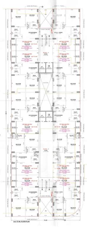  spl 2 Block A & B Cluster Plan from 2nd to 4th Floor