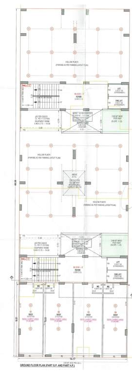  spl 2 Block E & F Cluster Plan for ground Floor