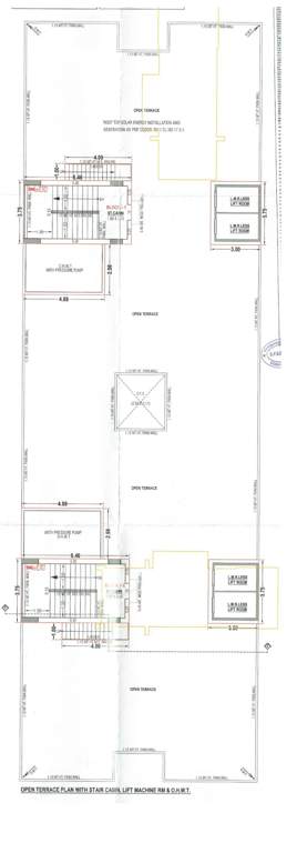  spl 2 Block E & F Cluster Plan for Terrace Floor