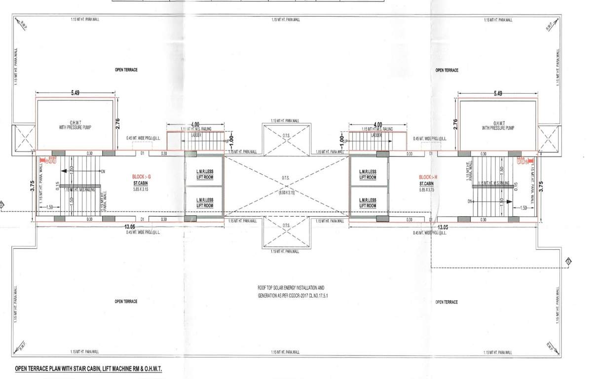  spl 2 Block G & H Cluster Plan for ground Floor