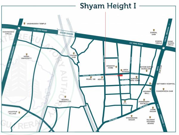  shyam-height-i Location Plan