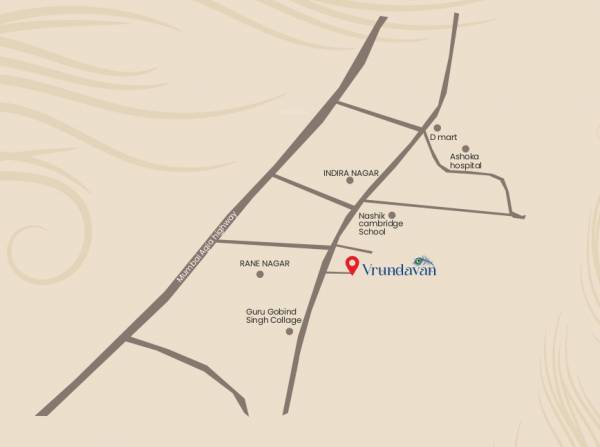 vrundavan-residency Location Plan
