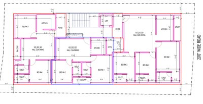  vilasam Greenwich Vilasam Cluster Plan from 1st to 3rd Floor