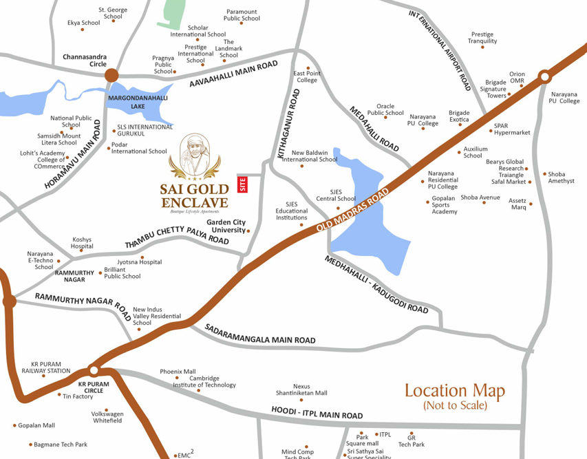 sai gold enclave Location Plan