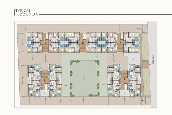  realty Tower 1 Cluster Plan