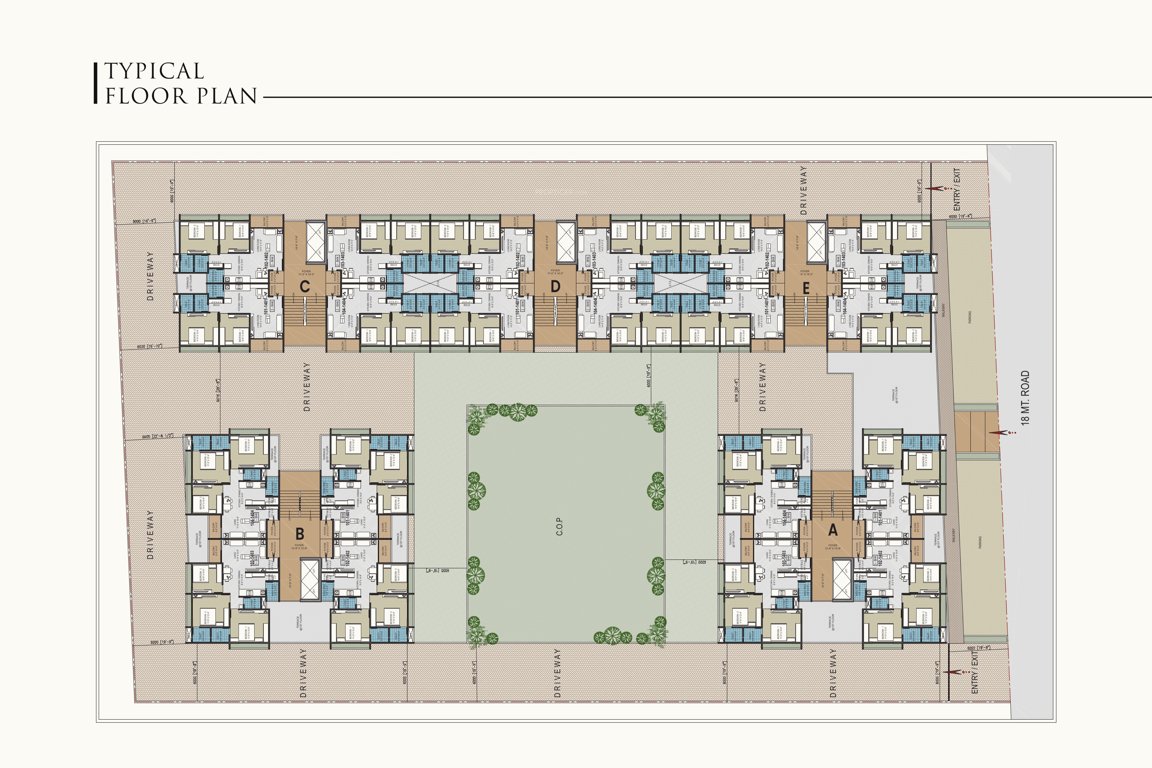  realty Tower 1 Cluster Plan