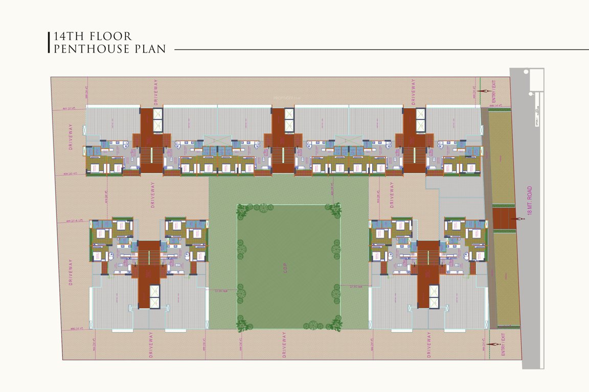  realty Tower 3 Cluster Plan