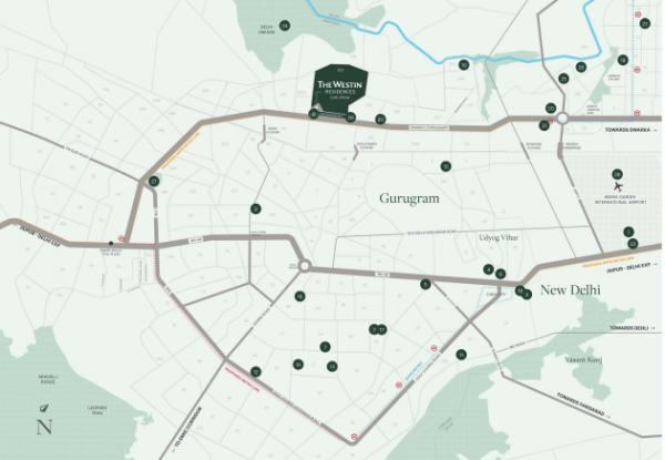  westin-residence Location Plan