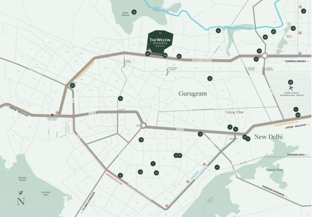  westin residence Location Plan