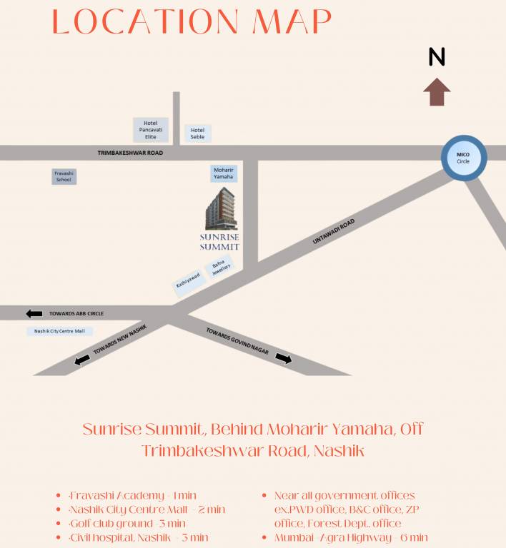 sunrise summit Location Plan
